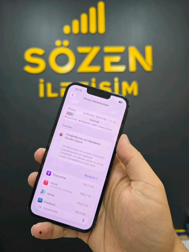 SÖZEN İLETİŞİM İPHONE 13 128GB PİL 87 6AY GARANTİLİ - 5