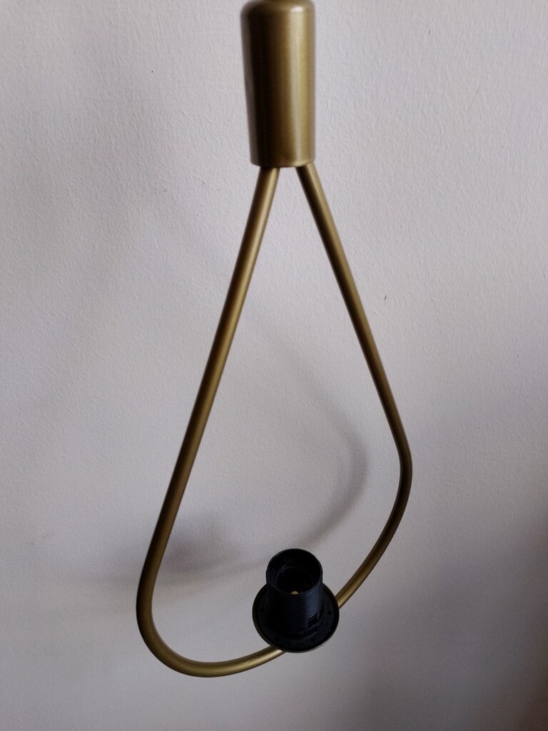 Gold renk metal damla model avize - 2