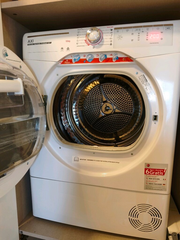 Hoover Kurutma Mak. + Isı Pompası+Wifi+Uzaktan Kontrol 10kg A++ - 8