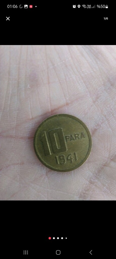 Kolksiyonluk 10 PARA. 1941 BASIM. Koleksiyonluk 25 kuruş. - 2