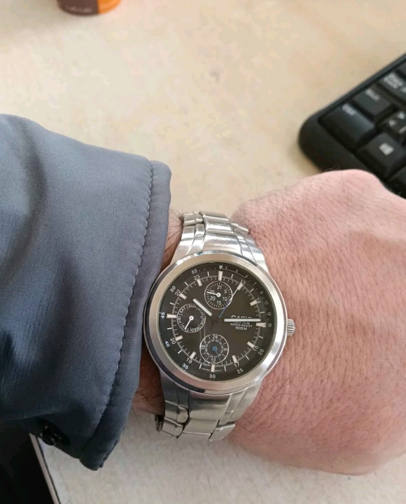 casio eddifece saat temiz safir - 2