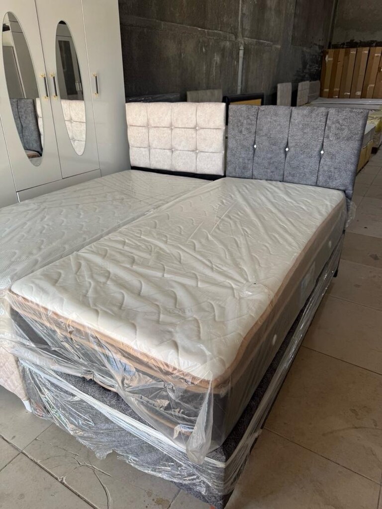 sıfır lüks tek kişilik baza başlık yatak - 3
