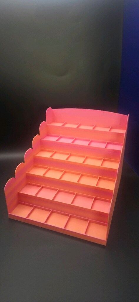 30 Oje Kapasiteli 3D Baskı Oje Organizeri – 6 Katlı Renk Seçenekli - 2