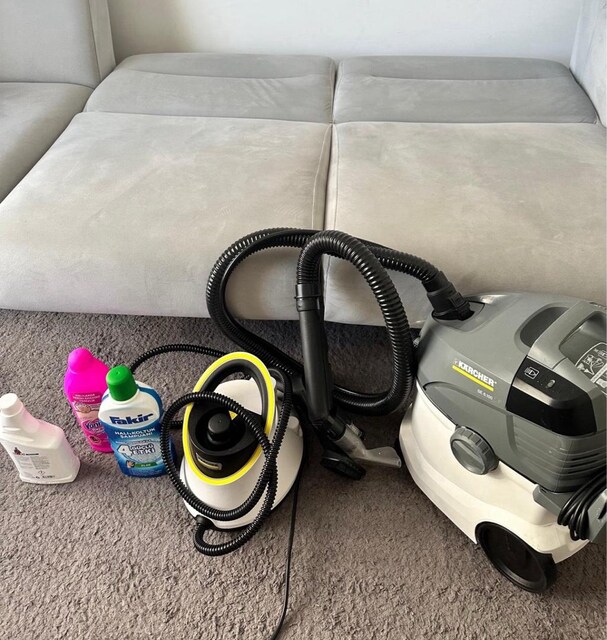 karcher halı ve koltuk yıkama makinesi ve buhar makinesi