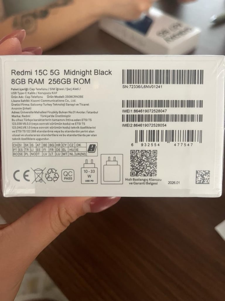 xiaomi redmi 15C 5G sıfır telefon - 3