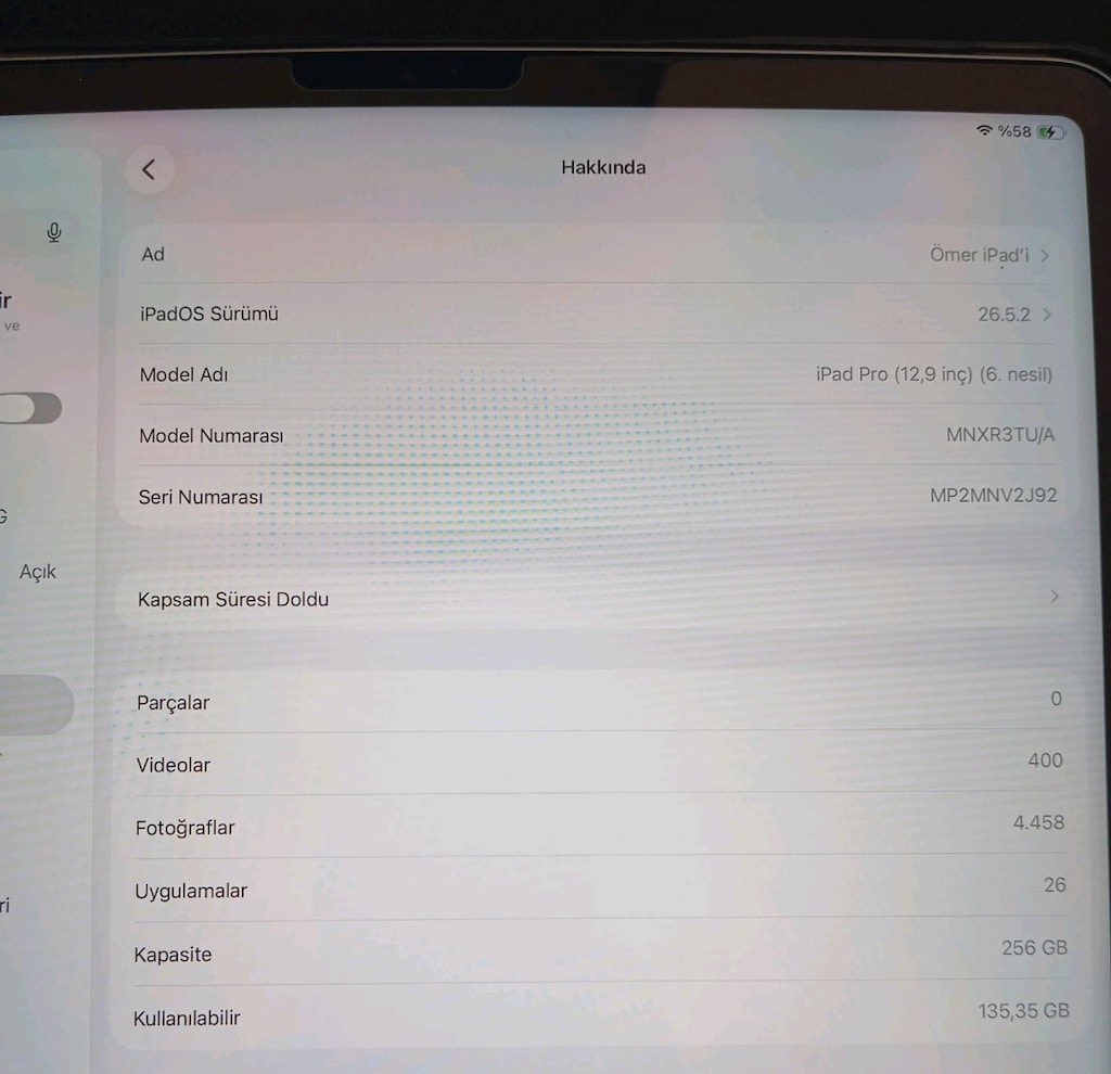 iPad Pro 12.9” (6. Nesil M2) 256 GB Wi-Fi – Apple Pencil'lı Komple Set - 8