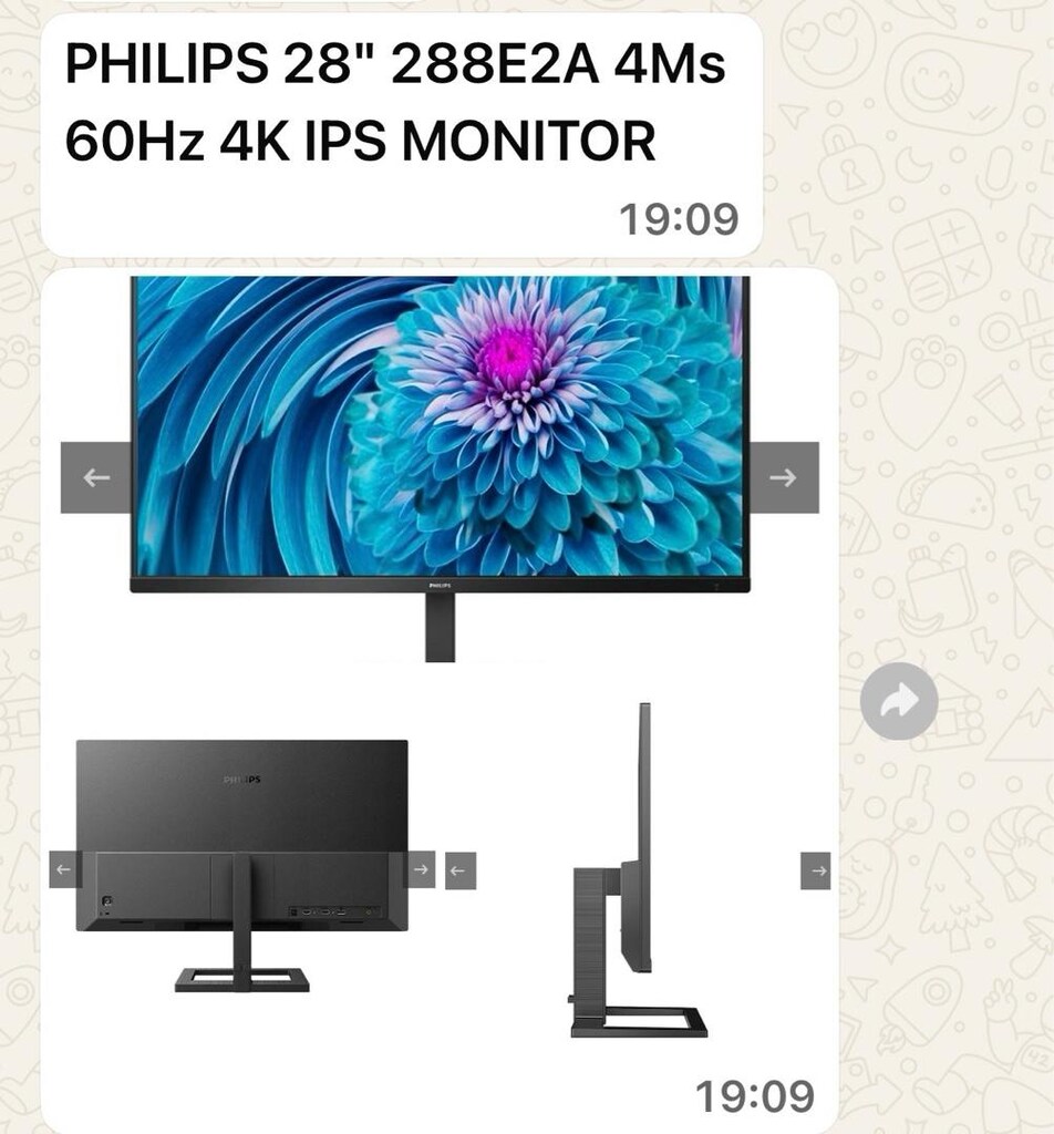 PHILIPS 28" 288E2A 4Ms 60Hz 4K IPS MONITOR - 3