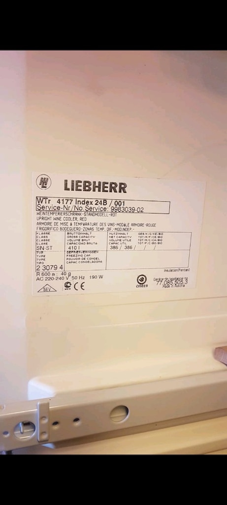 Liebherr Vinidor WTr 4177 | Çok Bölmeli Profesyonel Şarap Dolabı | 386 - 2