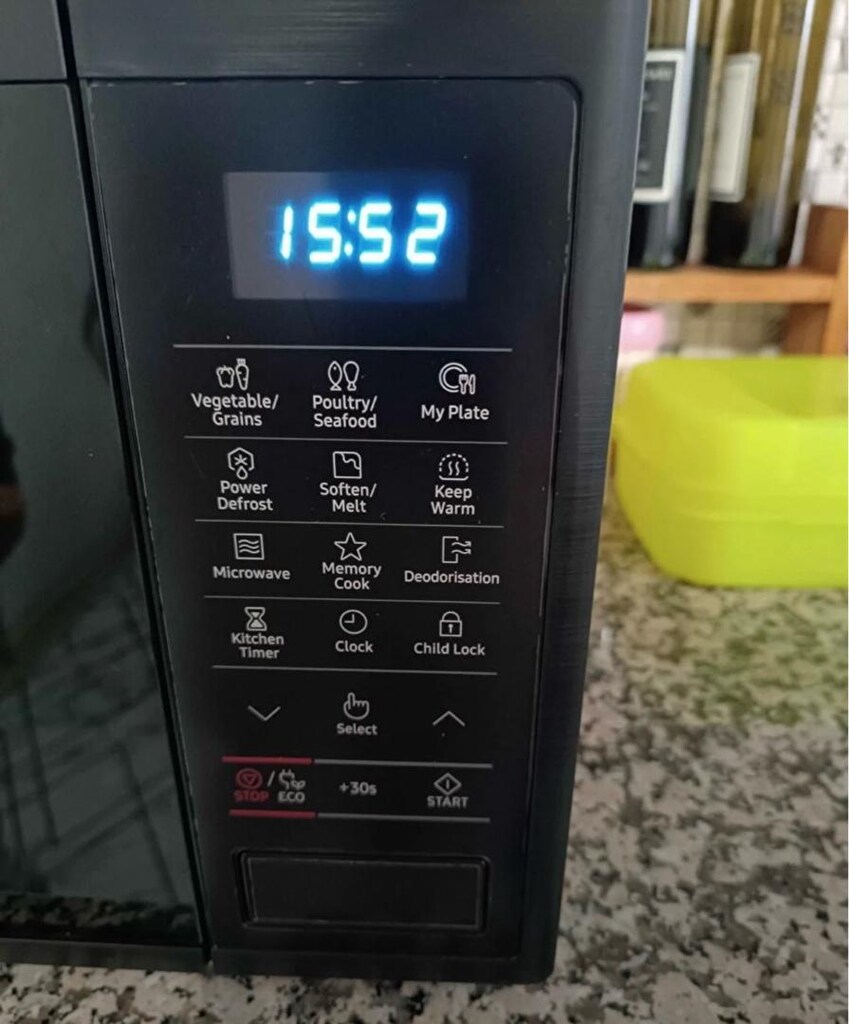 samsung mikrodalga fırın siyah - 3