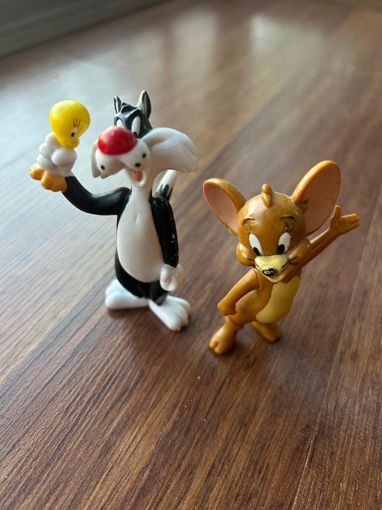 Fare Tom ve Sylvester figür Oyuncak - 9