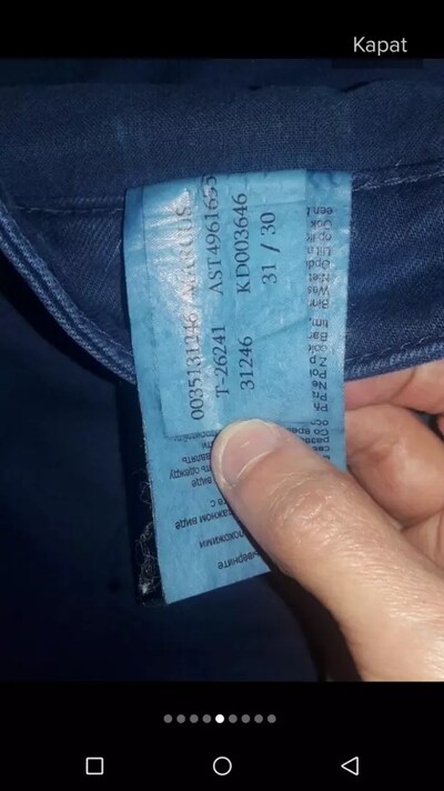 Mavi Erkek pantolon