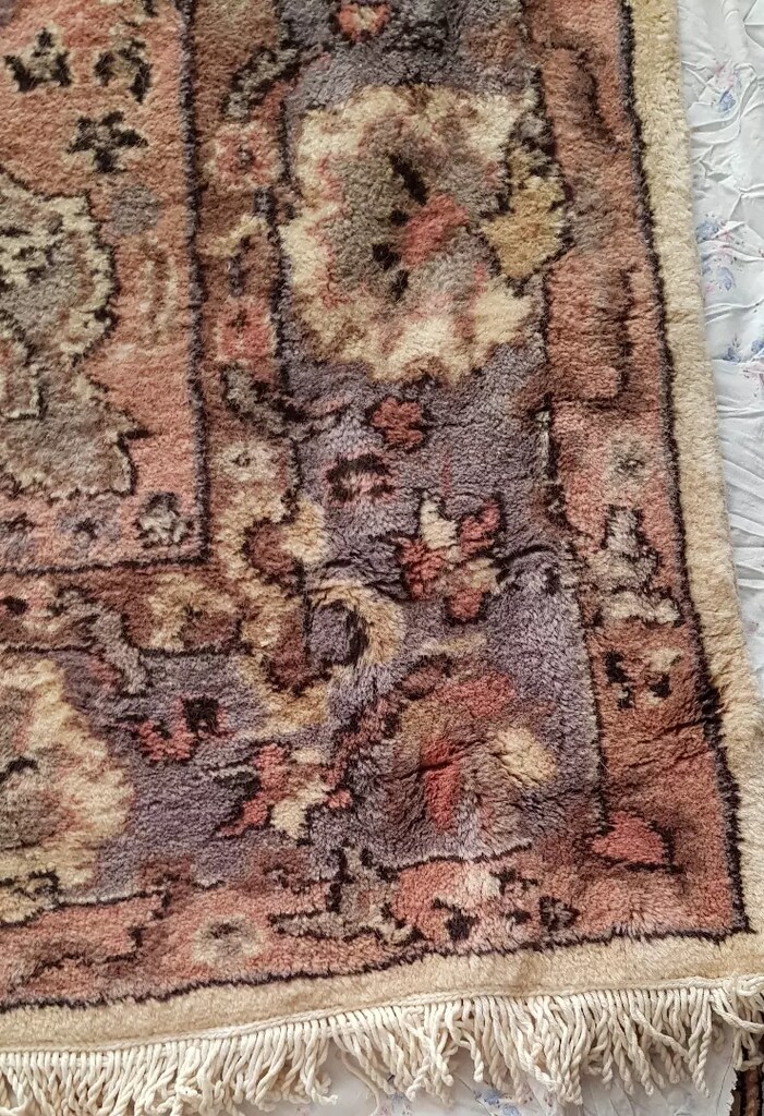 El dokuması Isparta yün halı kullanılmadı ebat 340 x 205 cm - 2