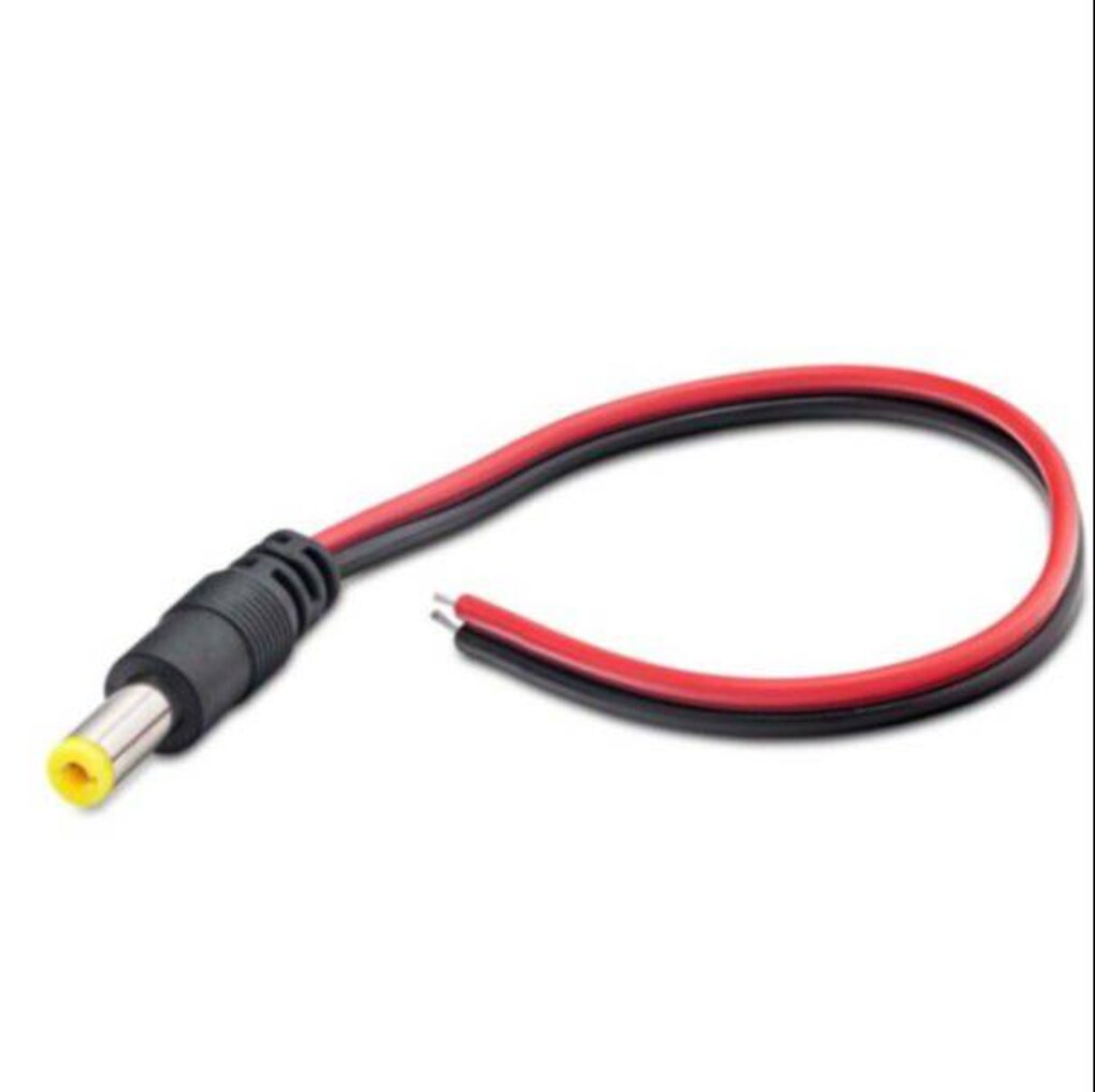 6 ADET 20 cm. JACK POWER CCTV JAK 5.5*2.1mm KAMERA ERKEK KABLO - 4