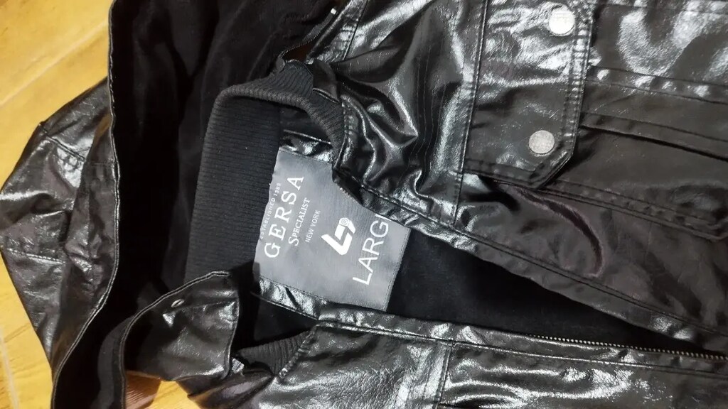 Şık slim fit kapişonlu deri mont.Adidas, zara, loft vs Bir çok eşofman - 2
