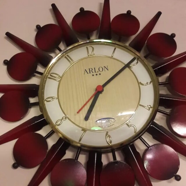 Saat duvar saati antika Alman malı vintage retro