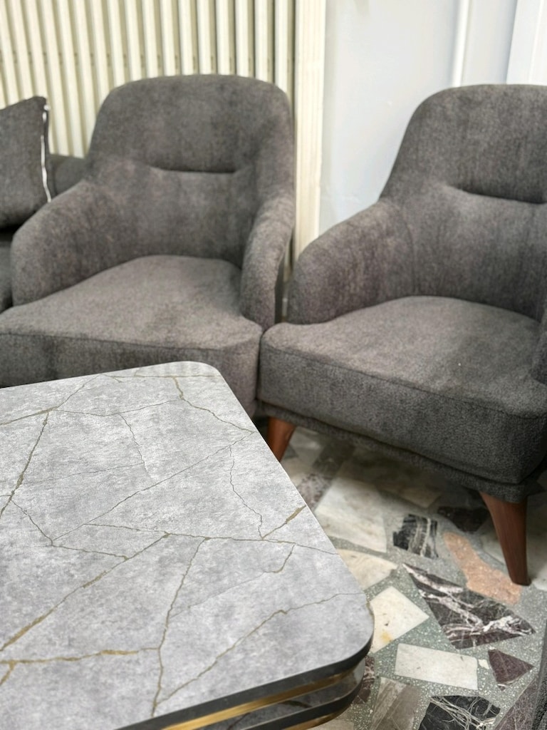 BOHEM TARZ MEKANİZMALI KOLTUK TAKIMI SIFIR ÜRÜN - 6