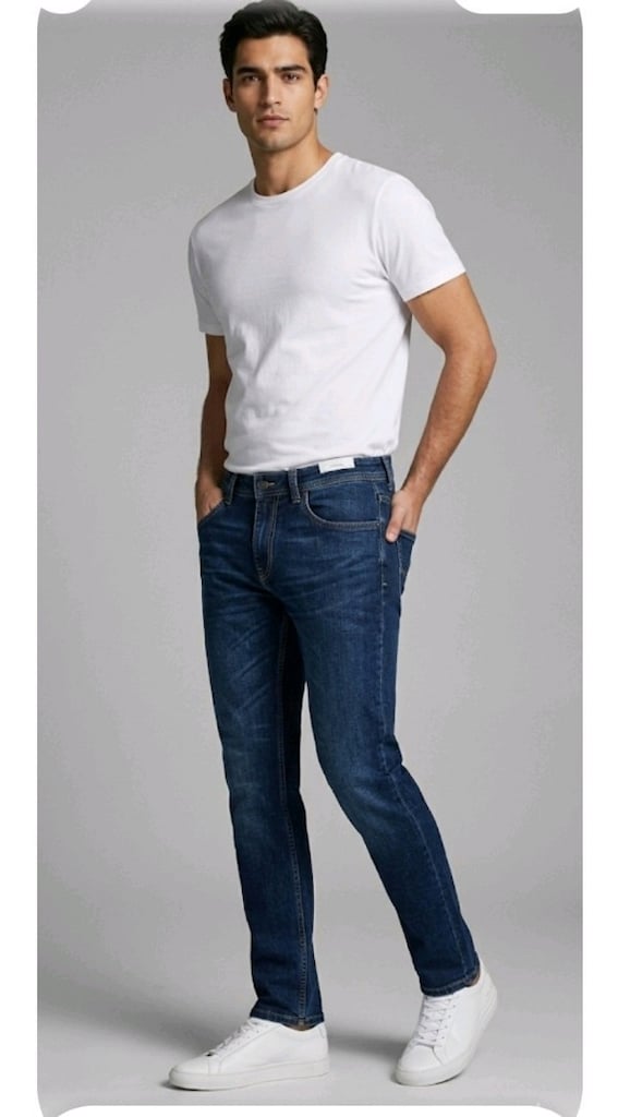 kot jeans denim - 4