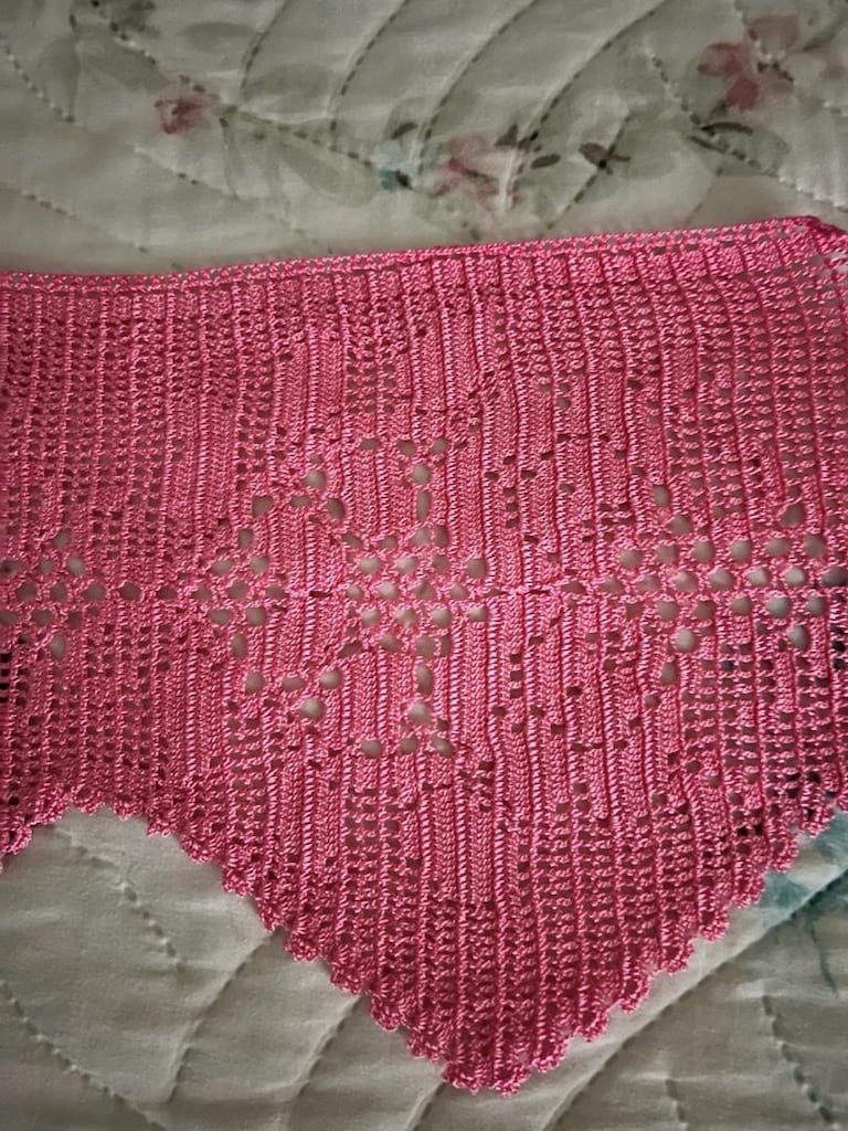 filoş ipten iki adet çarşaf kenarı 220 cm - 2