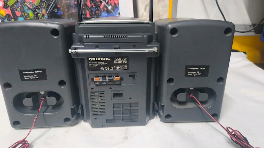 Grundig CDM 700 CD ve Kaset Çalar Müzik Sistemi - Orijinal Kumandalı - 8
