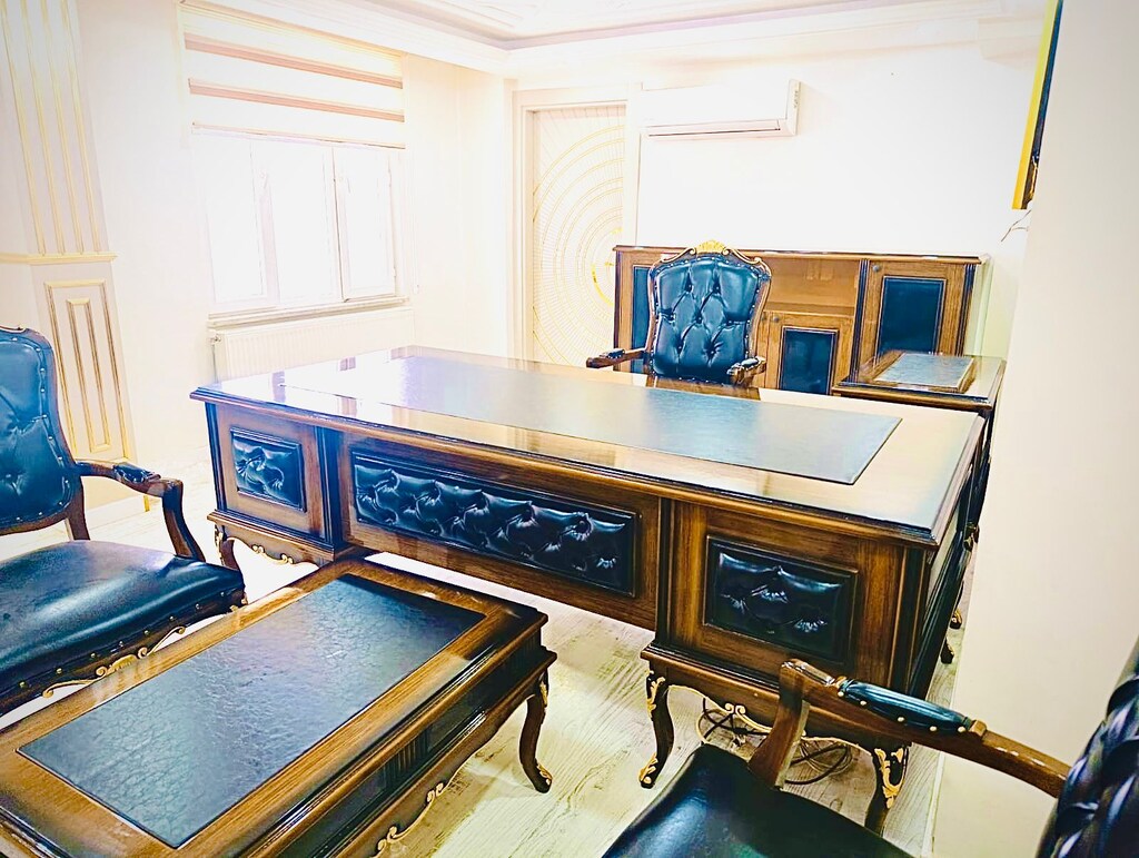 GAZİANTEP NET OFİS MOBİLYA OTTO MAKAM TAKIMI LUXRY FULL SET !!! - 7