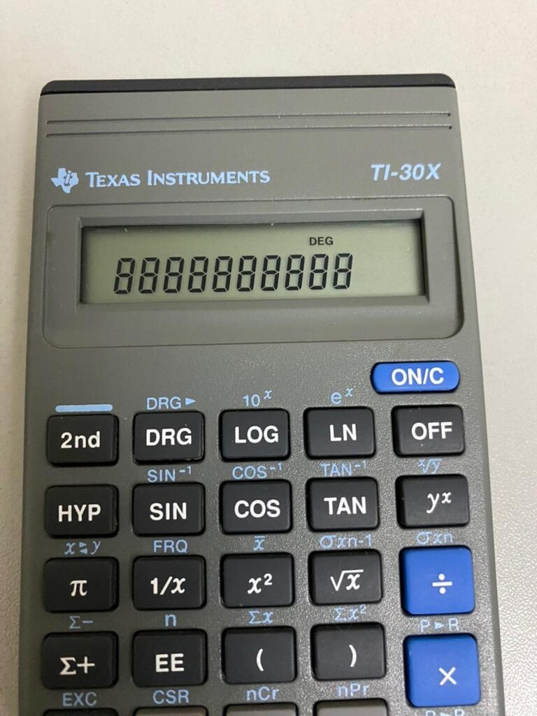 TEXAS INSTRUMENTS TI-30X hesap makinesi - 5