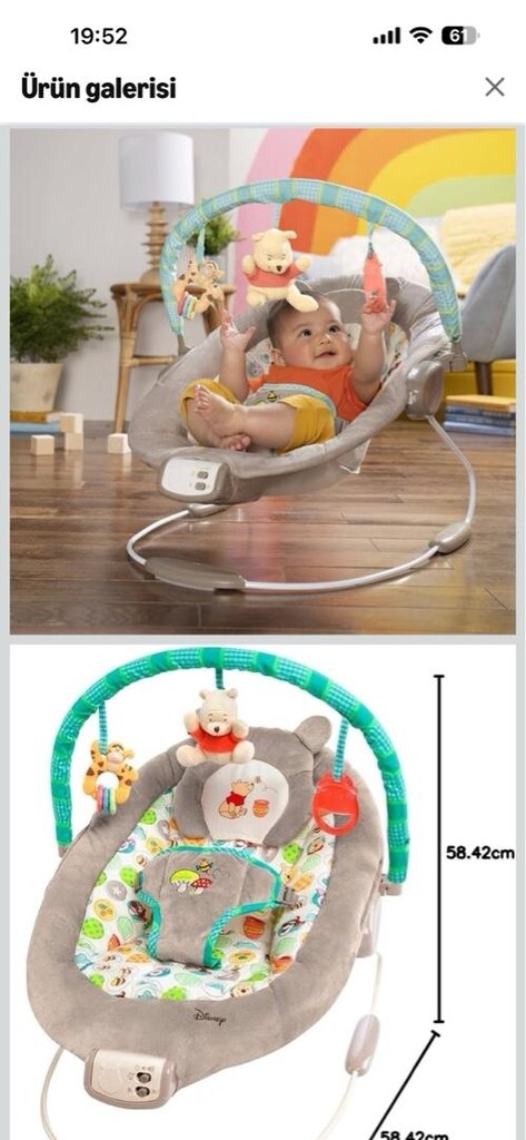 Bright Starts Winnie the Pooh Dots & Hunny Pots Sallanan Bebek Koltuğu - 3