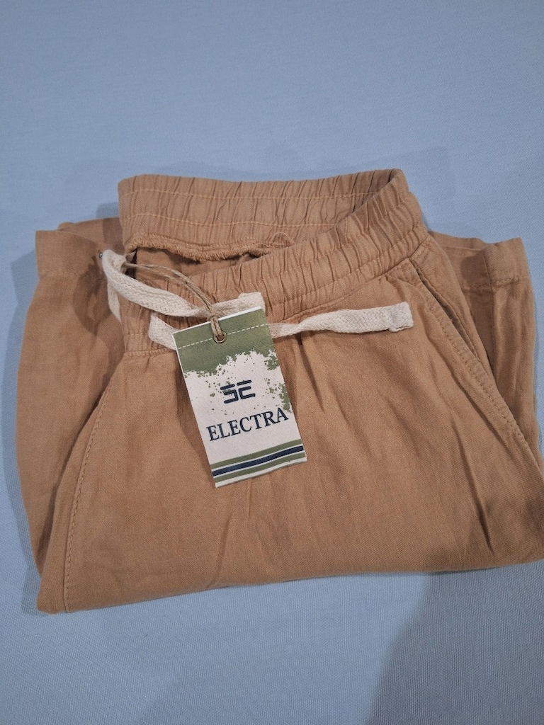 KETEN ŞORT KISA ŞORT BERMUDA PANTOLON - 6