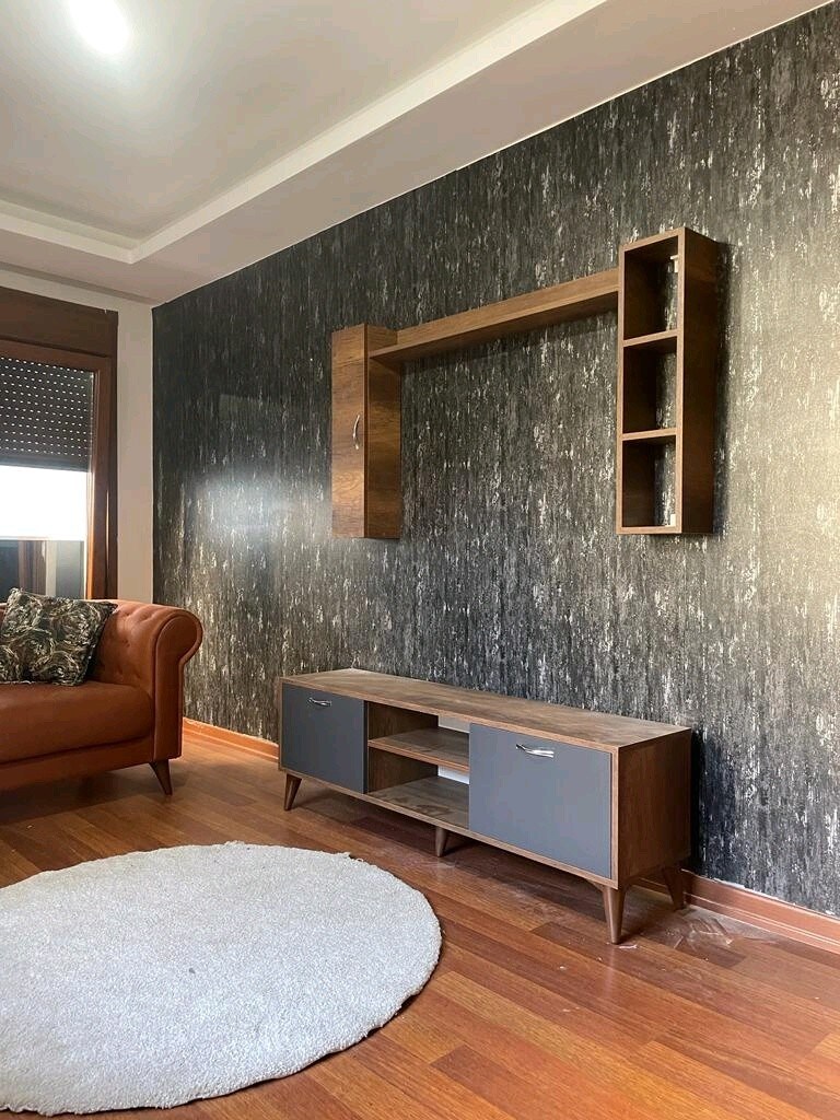 TV ÜNİTESİ DUVAR ÜNİTESİ KİTAPLIK ÇOK AMAÇLI - 2
