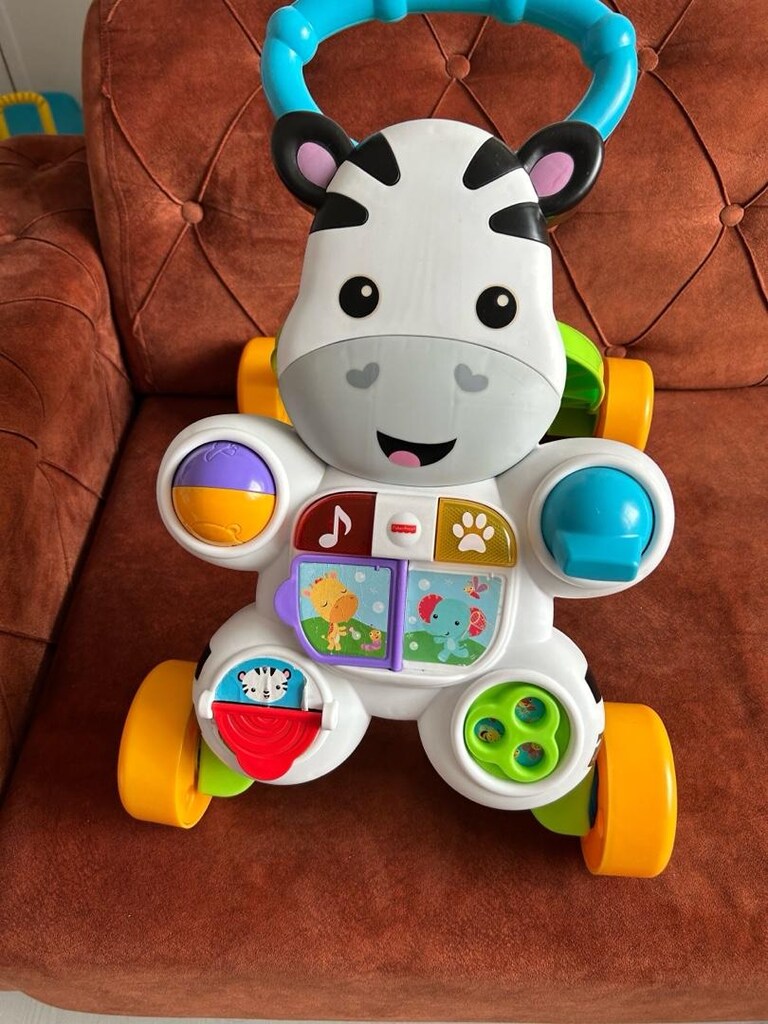 fisher price zebra yürüteç ilk adım arabası - 2