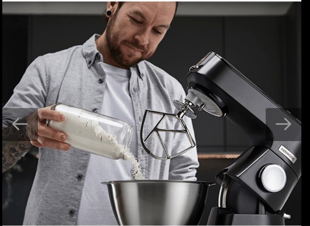 Kenwood Titanium Chef Baker Autograph 1200W Çift Hazneli Siyah Mutfak - 2