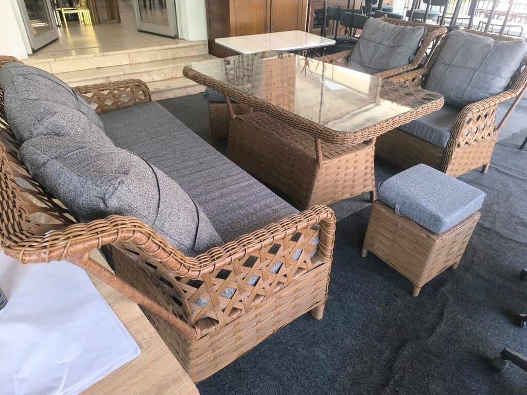 rattan bahçe mobilyası sıfır ürün - 3