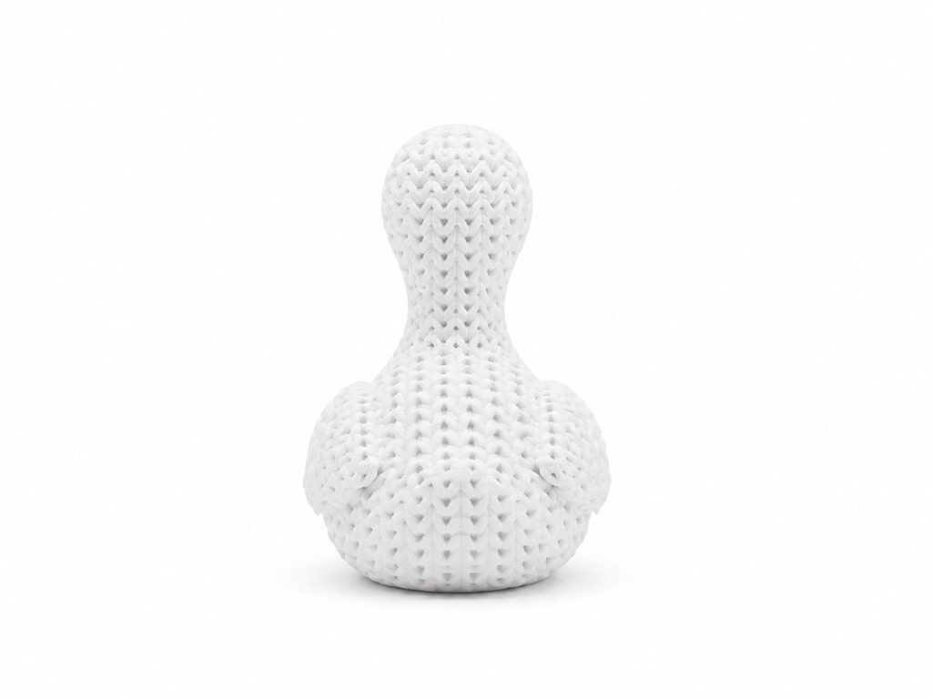 Yapı3D Örgü Dokulu Dekoratif Kuğu Figürü Modern - 3