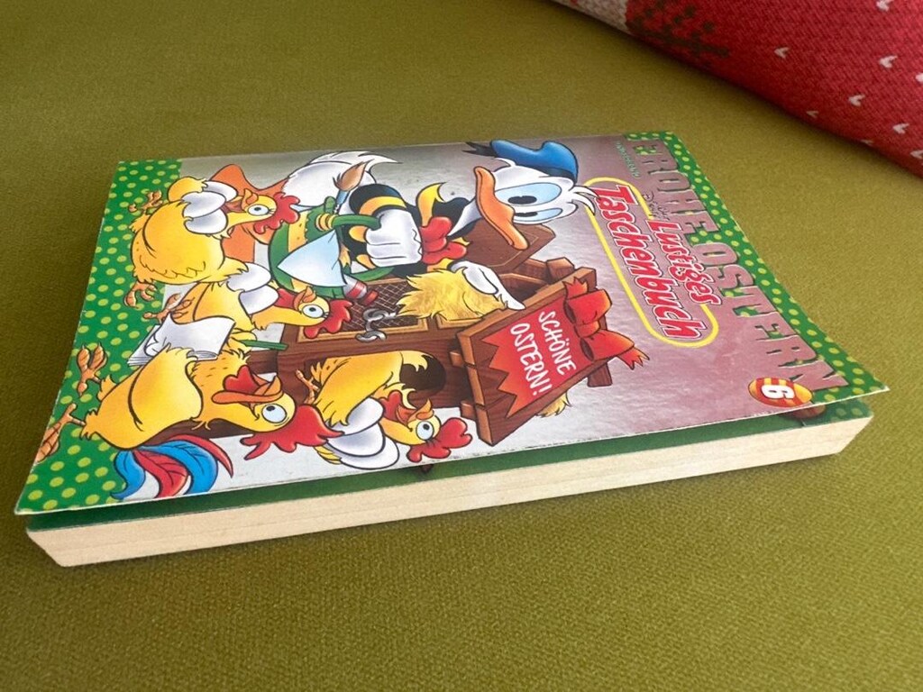 Almanca Çizgi Roman Kitabı Lustiges Taschenbuch - 4