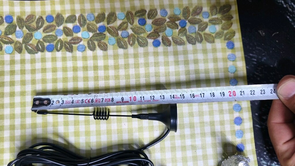 Sıfır 3dBi SMA Erkek Konnektörlü Mıknatıslı GSM Anten (3 Metre Kablo) - 5