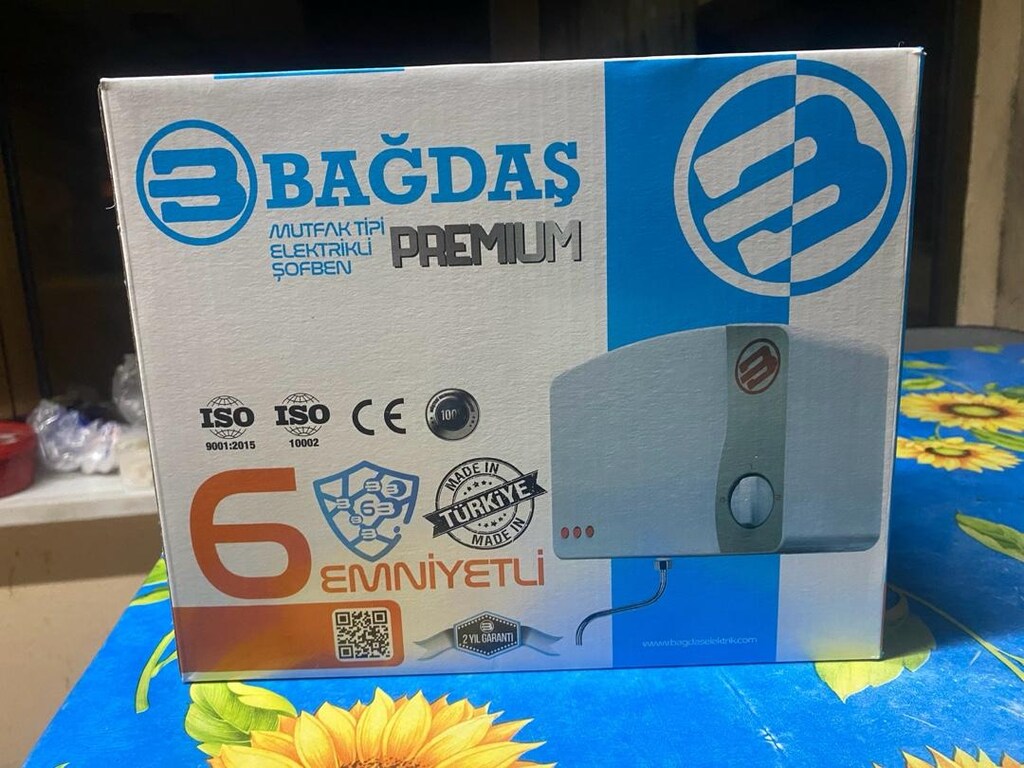 SIFIR. BAĞDAŞ PREMİUM MUTFAK TİPİ ELEKTRİKLİ ŞOFBEN - 4