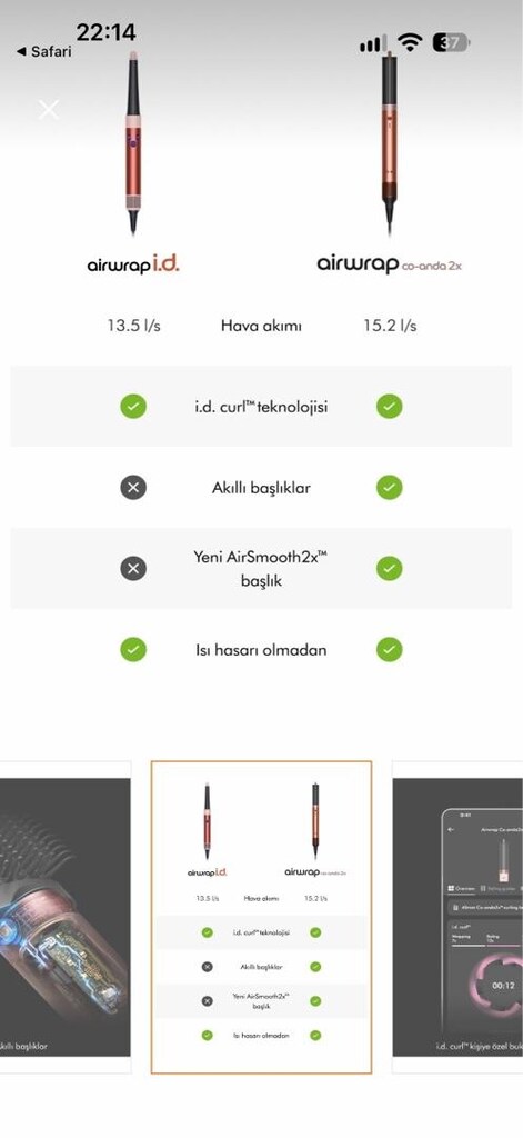 DYSON Airwrap Co-anda2x amber rengi faturalı - 2