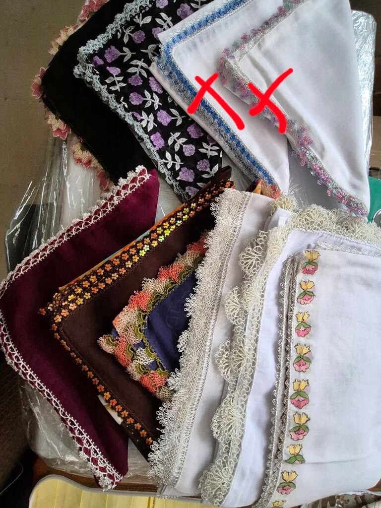 çeyiz bohça hediye günlük tülbent yazma - 2