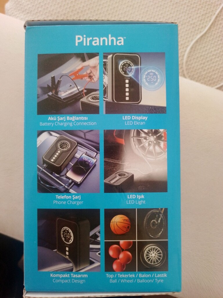 akü takviye cihazı pompa powerbank - 6