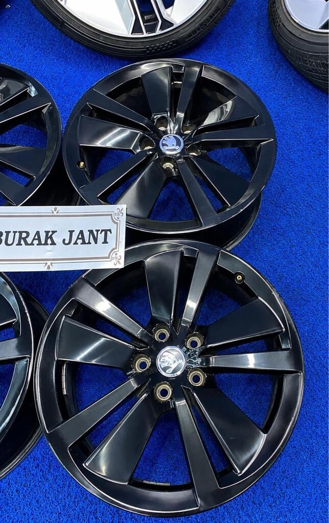 18 inç Orjinal 5x112 superb passat golf leon uyumlu jant takımı - 2