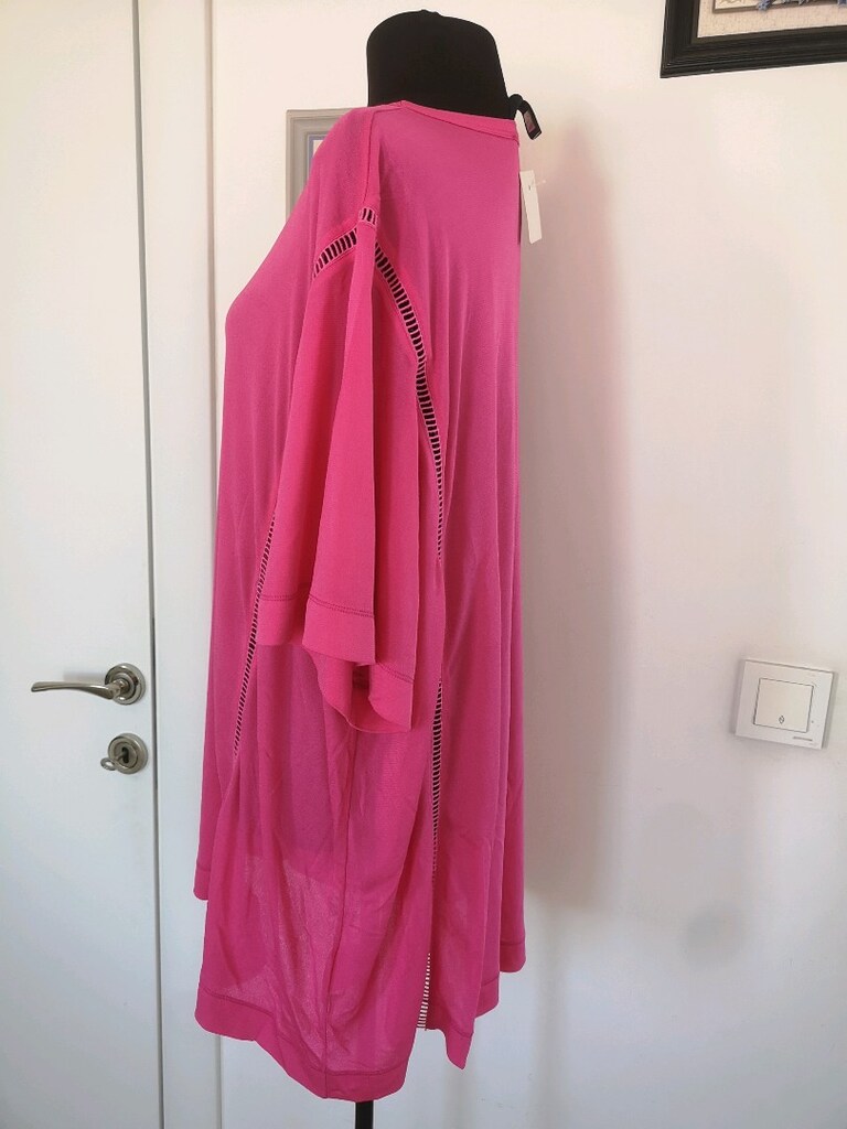CAVALLI Canlı Fuşya Rahat Tunik - 7