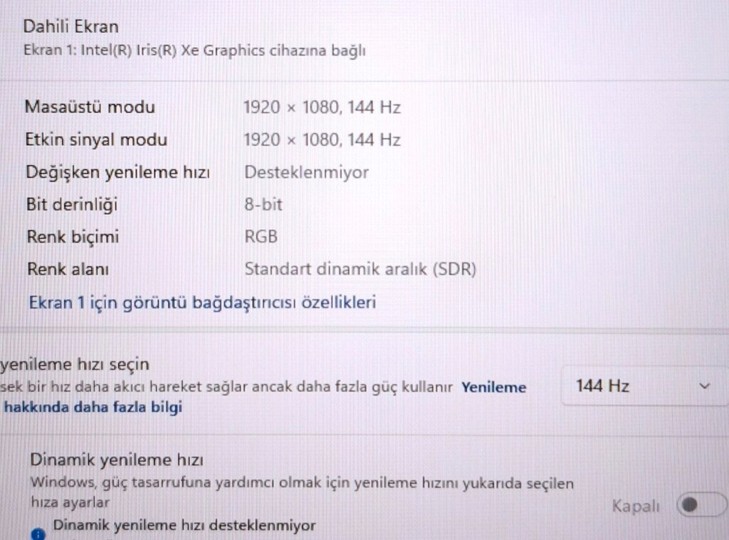 Monster / 32 Ram / Rtx 3050ti / 500 Ssd / 17.3" Büyük Ekran / 144 Hz - 9