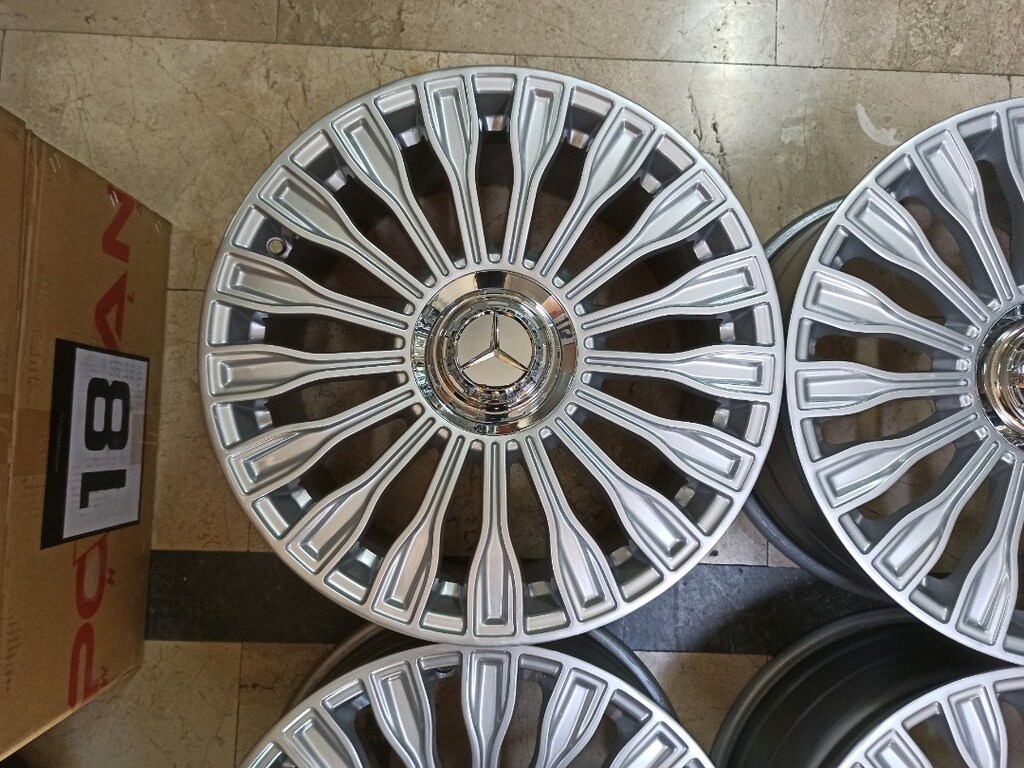 18 inç 5x112 Mercedes maybach jant takımı 2.el - 6