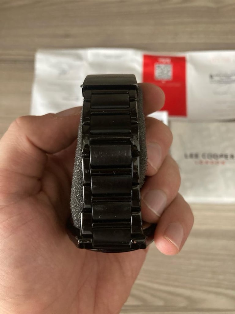 LEE COOPER ERKEK SİYAH ÇELİK KOL SAATİ - 2