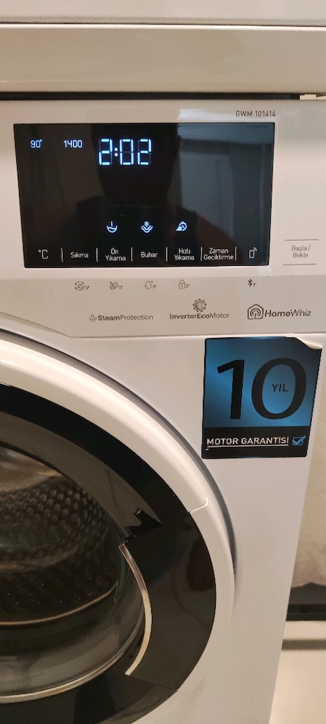 Grundig Gwm 101414 B 10kg 1400 devir çamaşır makinesi - 2