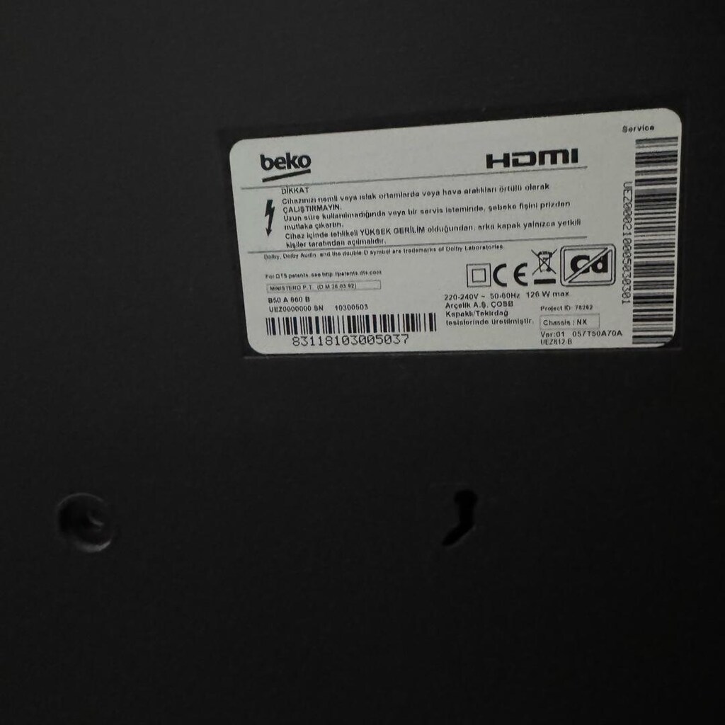Beko 50 İnç TV – Panel Arızalı - 5