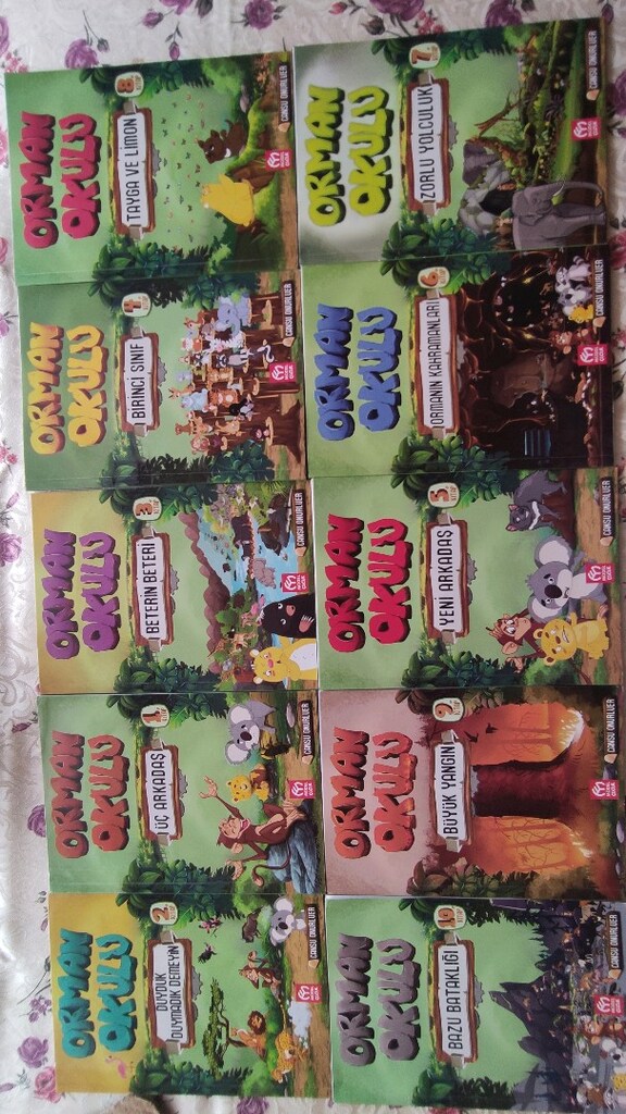 orman okulu 10 li kitap set - 5
