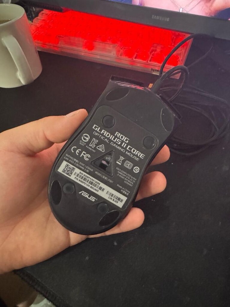 asus rog gladıus II core oyuncu mouse - 3