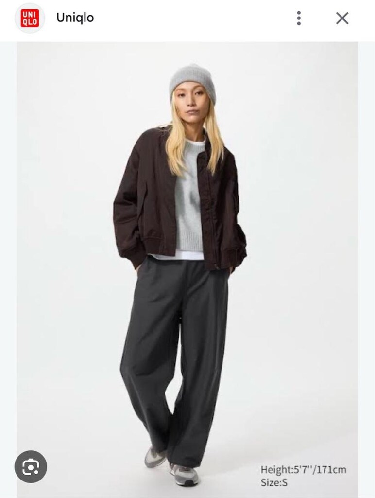 Uniqlo Kadın Jersey Curve Pantolon – Koyu Gri (L Beden/ yeni etiketli) - 9