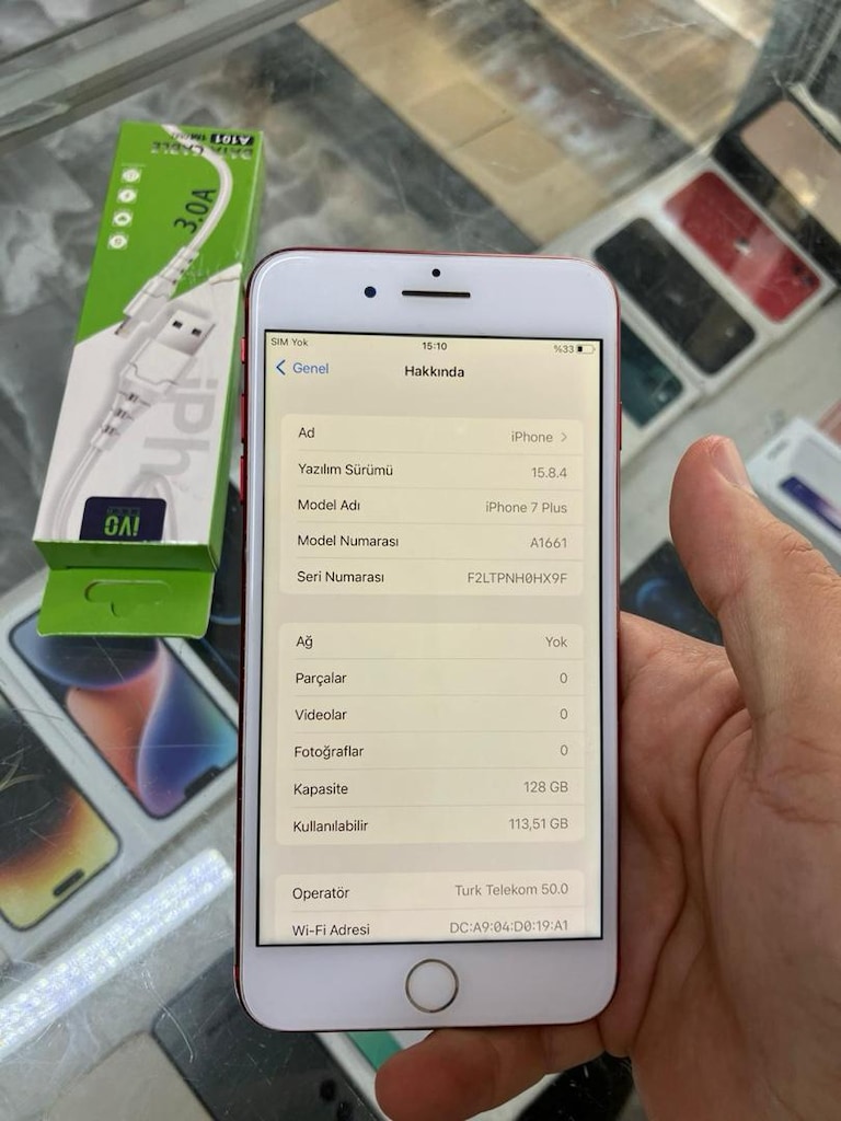 MÜHENDİSCELL’DEN İPHONE 7 PLUS 128 GB KIRMIZI SORUNSUZ - 4