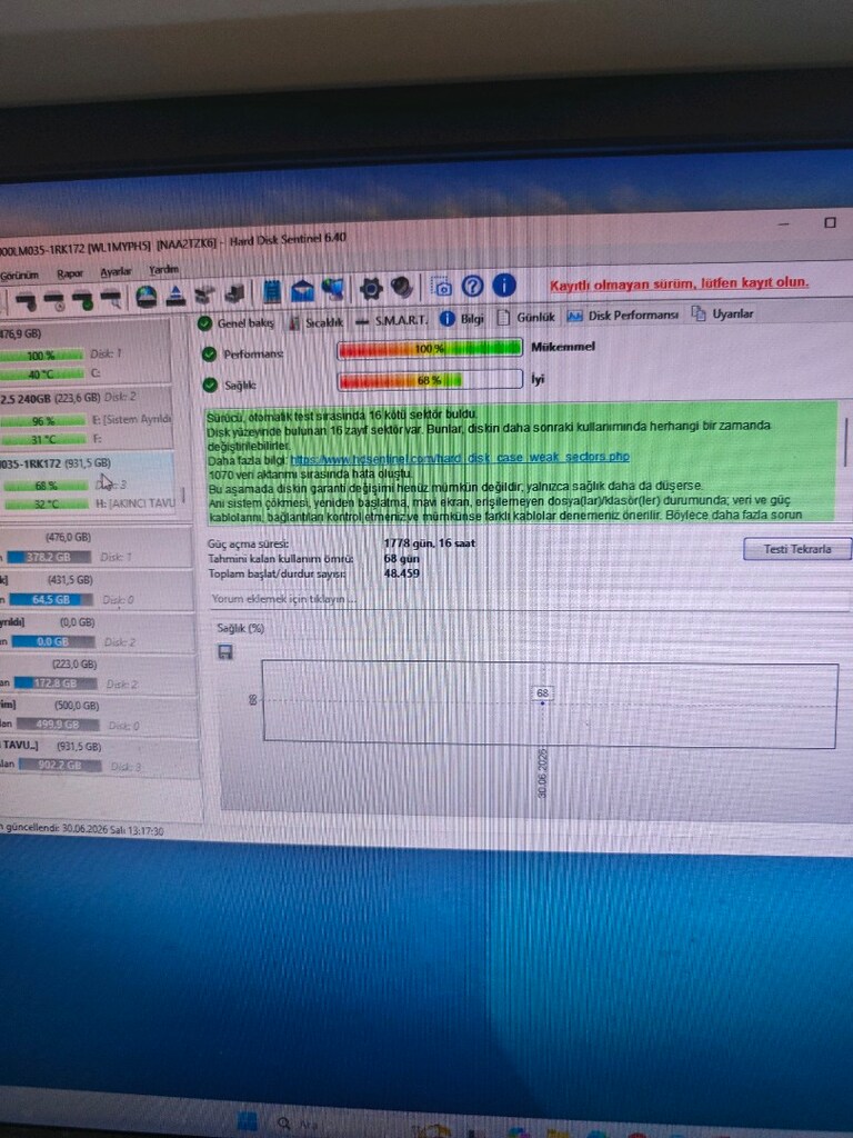 sahibinden sorunsuz 1 TB harici hardisk seagate - 3